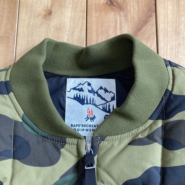Bape BAPE Puffer Down Vest 1st camo green a bathing ape NIGO Size US M / EU 48-50 / 2 - 3 Thumbnail