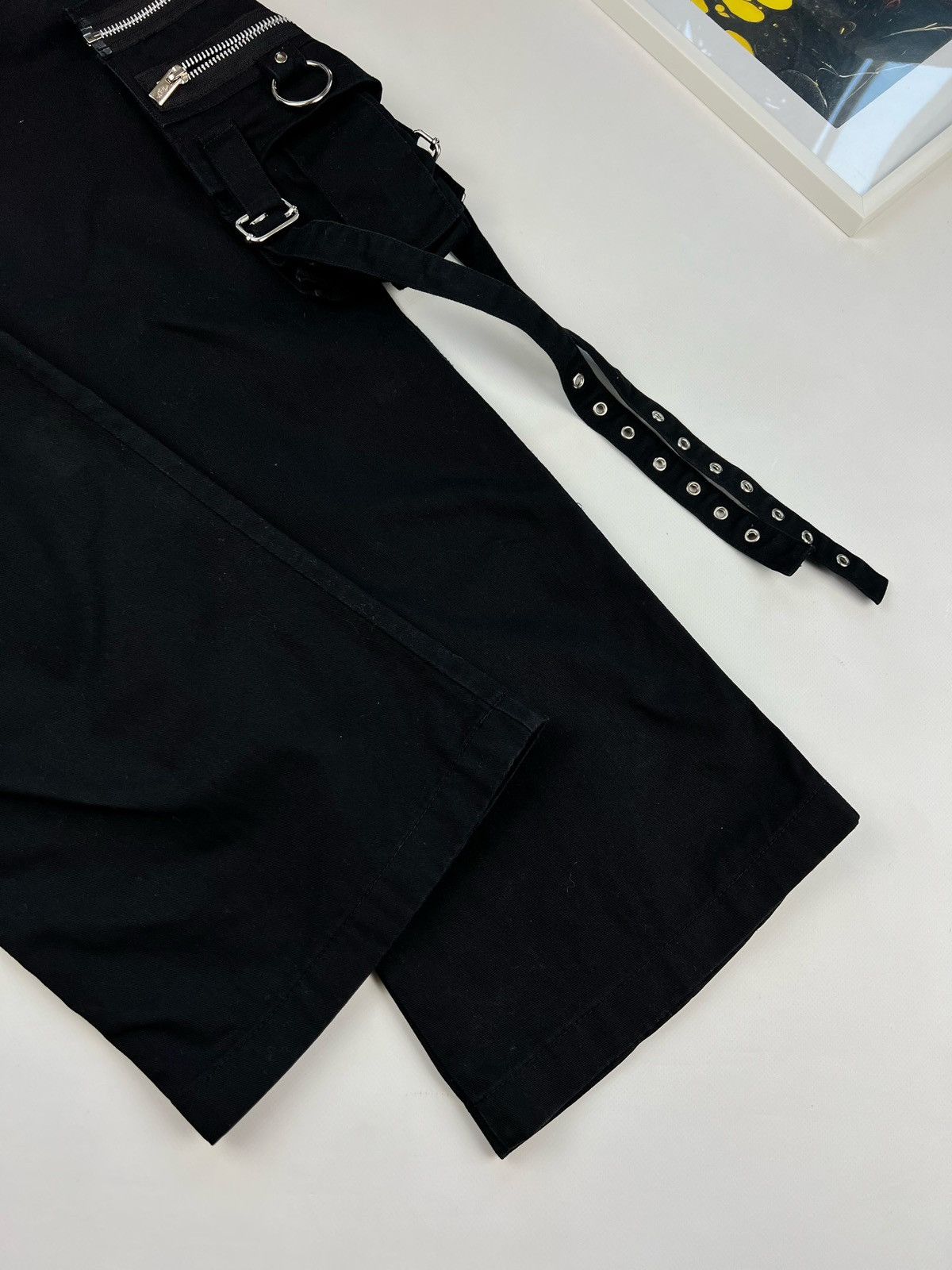 Japanese Brand Vintage Bondage Cargo Pant queen of darkness rock Size US 36 / EU 52 - 15 Thumbnail