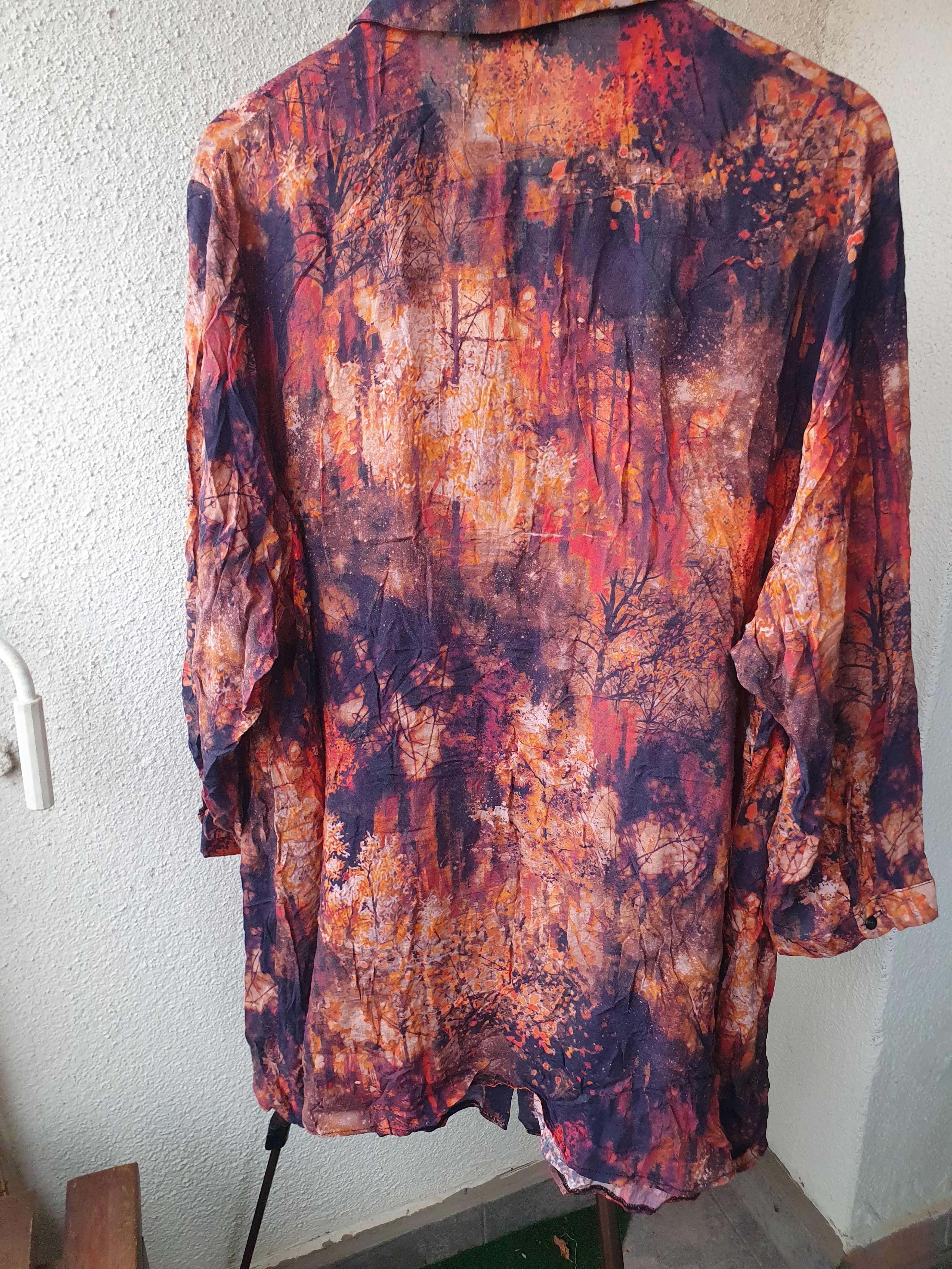 Other Jean Marc Philippe JMP Button Front Tunic Over Shirt Top 8 Size M / US 6-8 / IT 42-44 - 9 Thumbnail