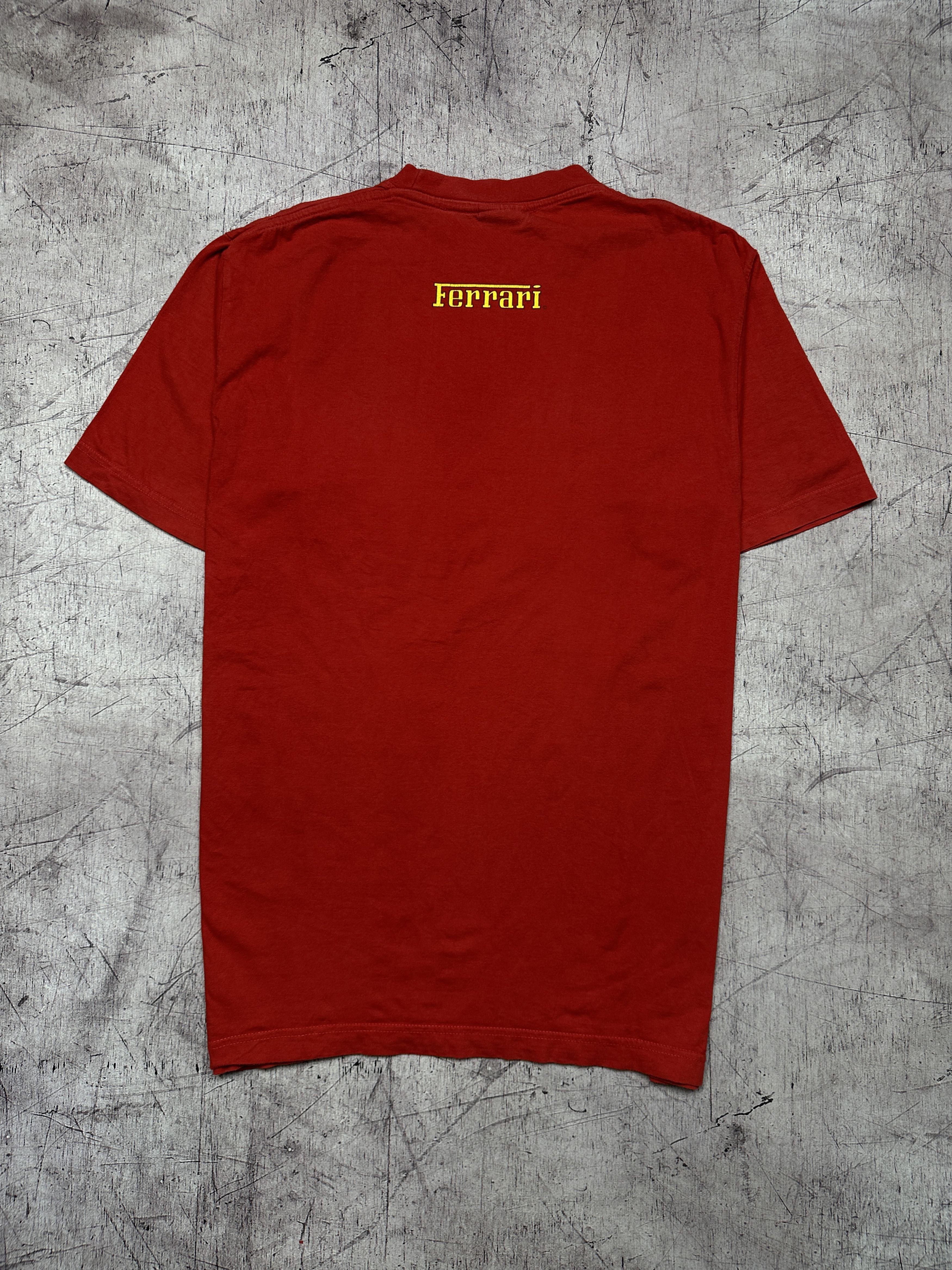 Ferrari Ferrari Racing Team 90s Vintage 1996 Mens T-Shirt Size US L / EU 52-54 / 3 - 8 Thumbnail