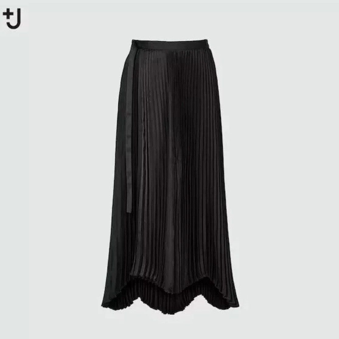 Jil Sander × Uniqlo Uniqlo +J Pleated Wrap Long Skirt NWOT Size 25" / US 0 / IT 36 - 2 Thumbnail