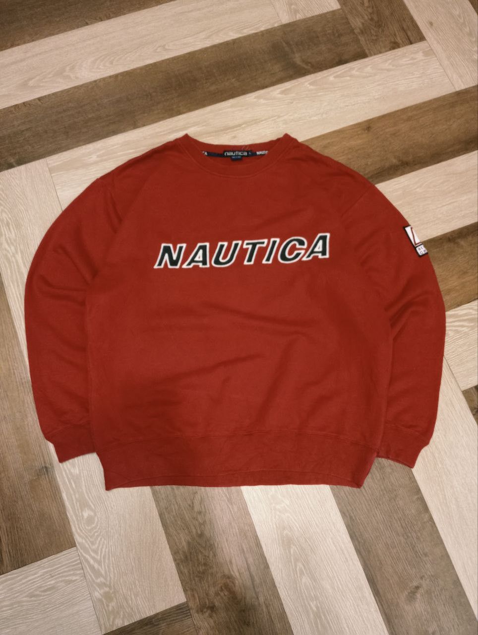 Nautica VINTAGE NAUTICA SPELLOUT CREWNECK - SIZE L Size US L / EU 52-54 / 3 - 2 Thumbnail