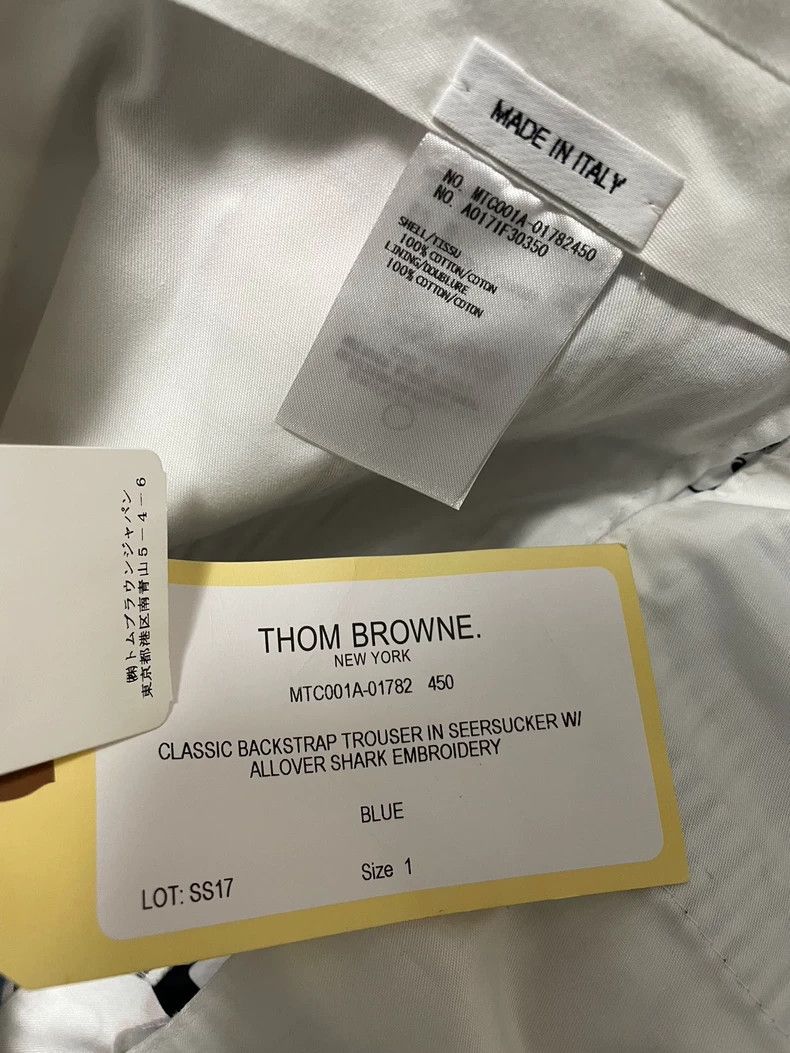 Thom Browne Thom Browne size1 Shark embroidered pampers Size 36R - 2 Thumbnail