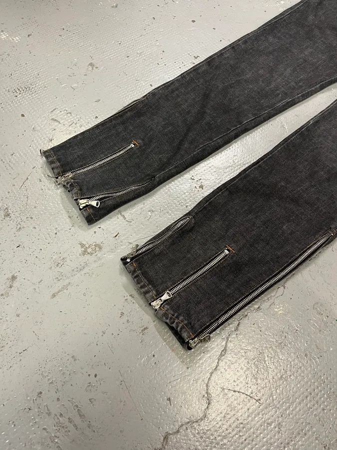 Dolce & Gabbana AW2003 Dolce & Gabbana Multi Zips Grey Jeans Size 27" / US 4 / IT 40 - 7 Thumbnail
