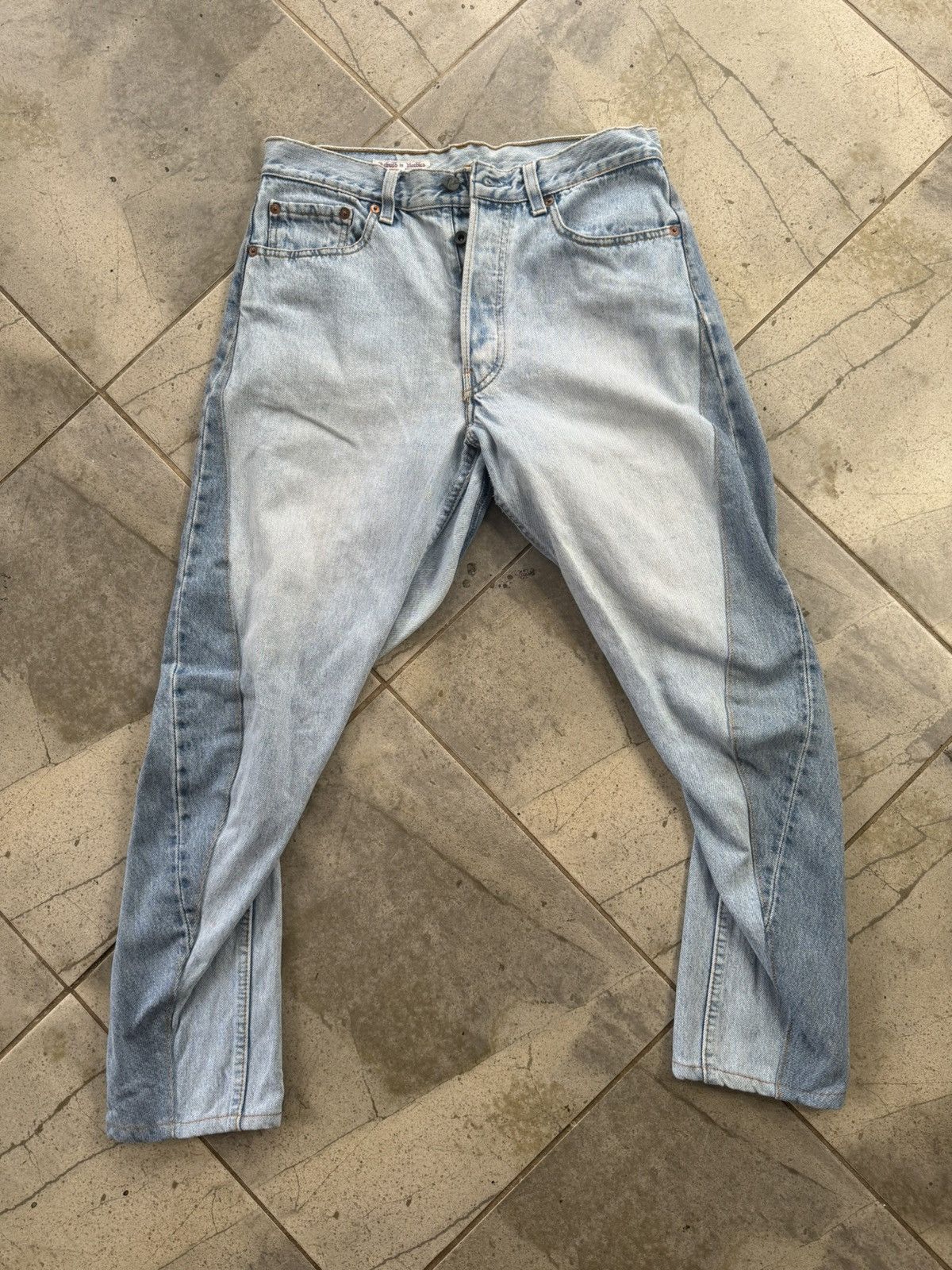 image of Avant Garde x Needles Denim Jeans in Blue, Men's (Size 30)