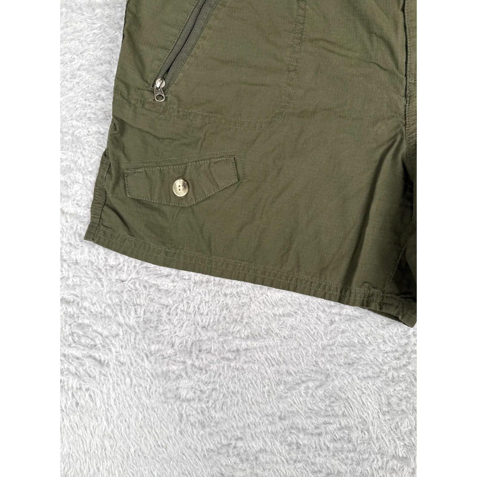 Vintage VINTAGE Columbia Shorts Women 10 Green Cargo Rip-Stop 100% Cotton XCO Hike Camp Size 32" / US 10 / IT 46 - 3 Thumbnail