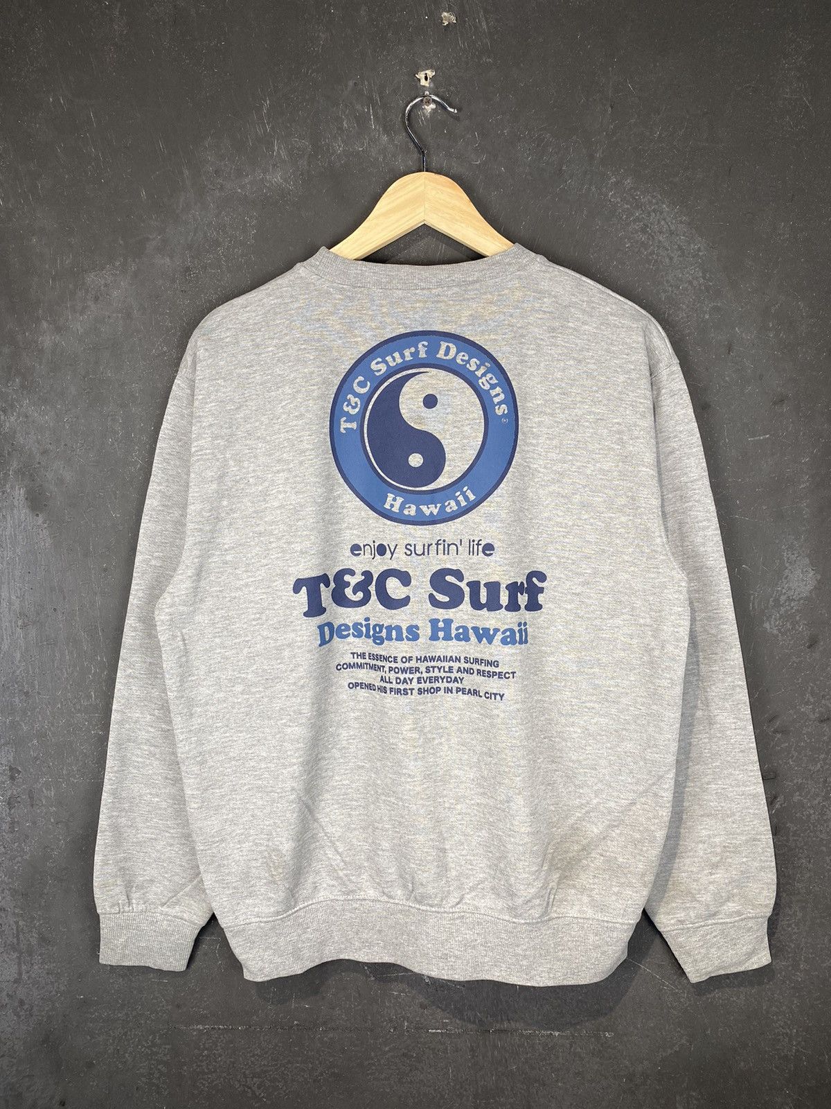 Vintage y2k T&C Surf Boxy Crewneck Size US L / EU 52-54 / 3 - 2 Thumbnail