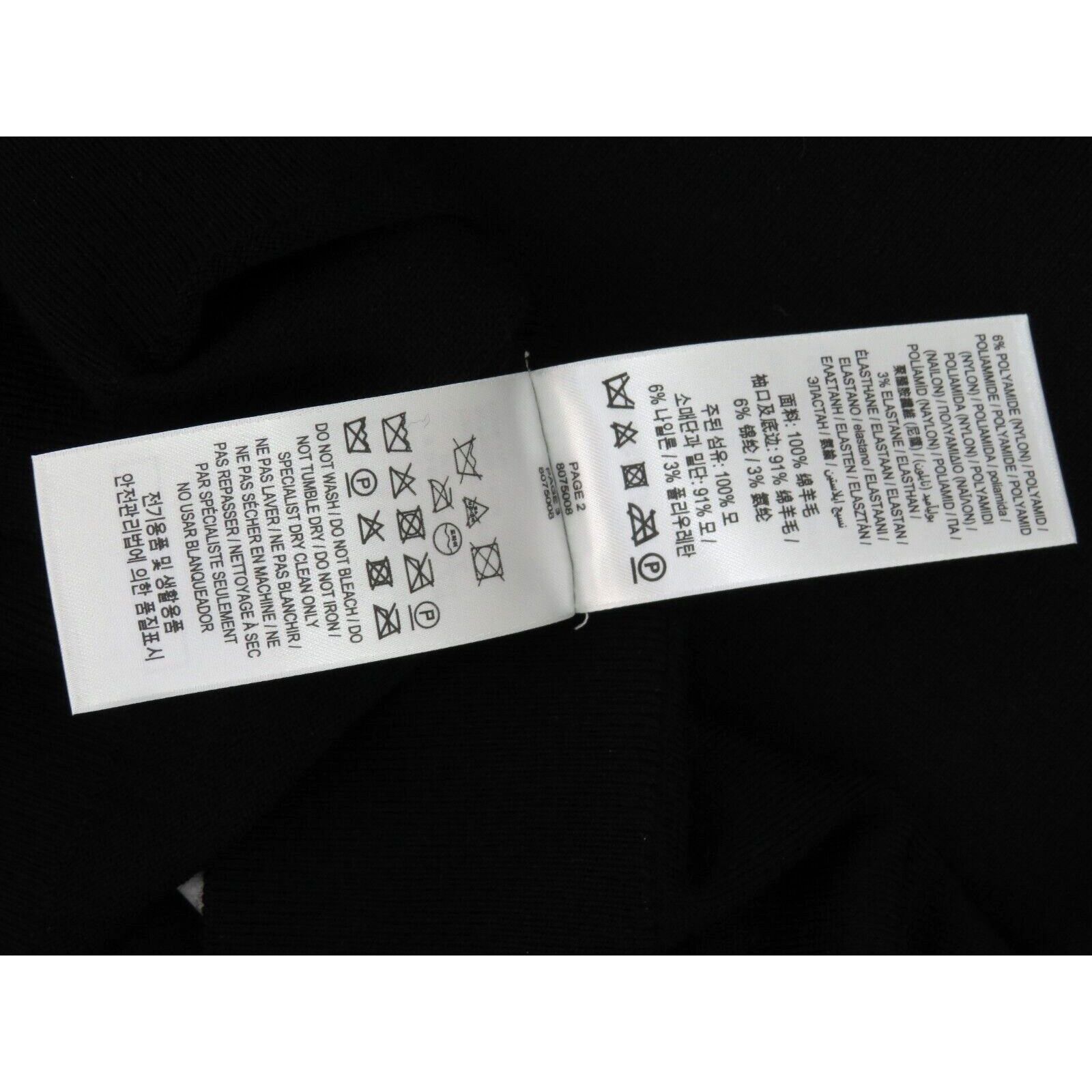 Burberry BEMPTON BLACK WOOL ELBOW CHECK PATCHES PULLOVER SWEATER M Size M / US 6-8 / IT 42-44 - 12 Thumbnail