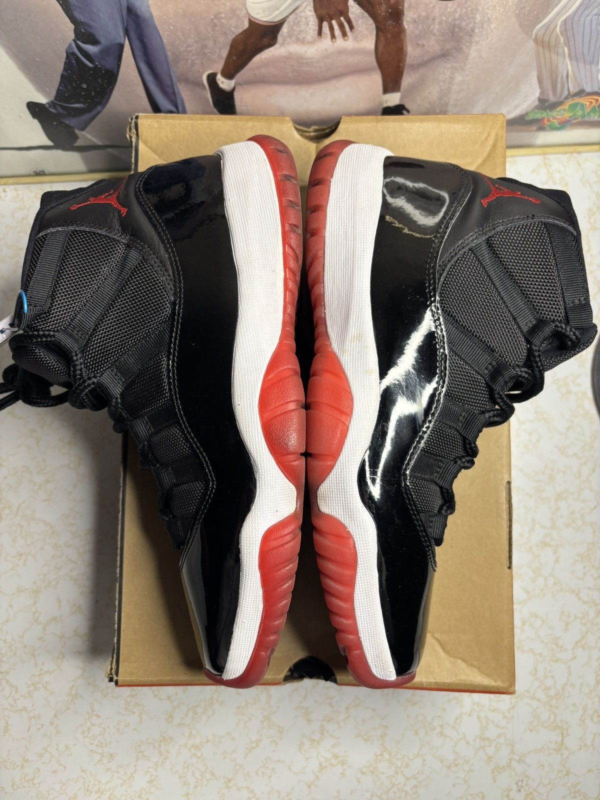 Jordan Brand Air Jordan 11 Bred 2019 Size US 8 / EU 41 - 4 Thumbnail