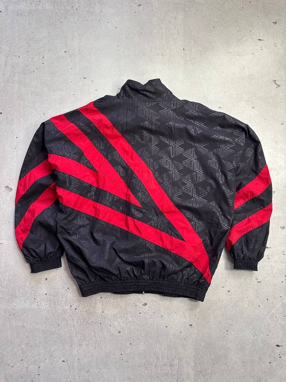 Umbro Vintage Umbro Track Jacket SV Hamborn 1890 Black Red L 90s Size US L / EU 52-54 / 3 - 12 Thumbnail