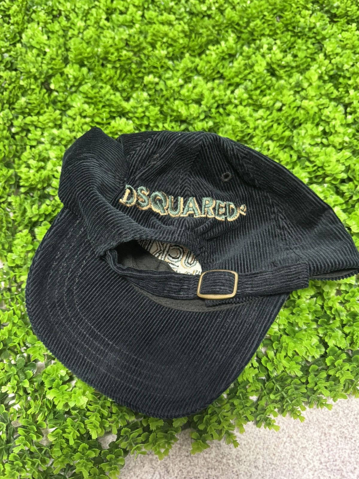 Dsquared2 Dsquared2 "Mother Fuckin Mountaineer" Corduroy Baseball Cap Size ONE SIZE - 2 Thumbnail