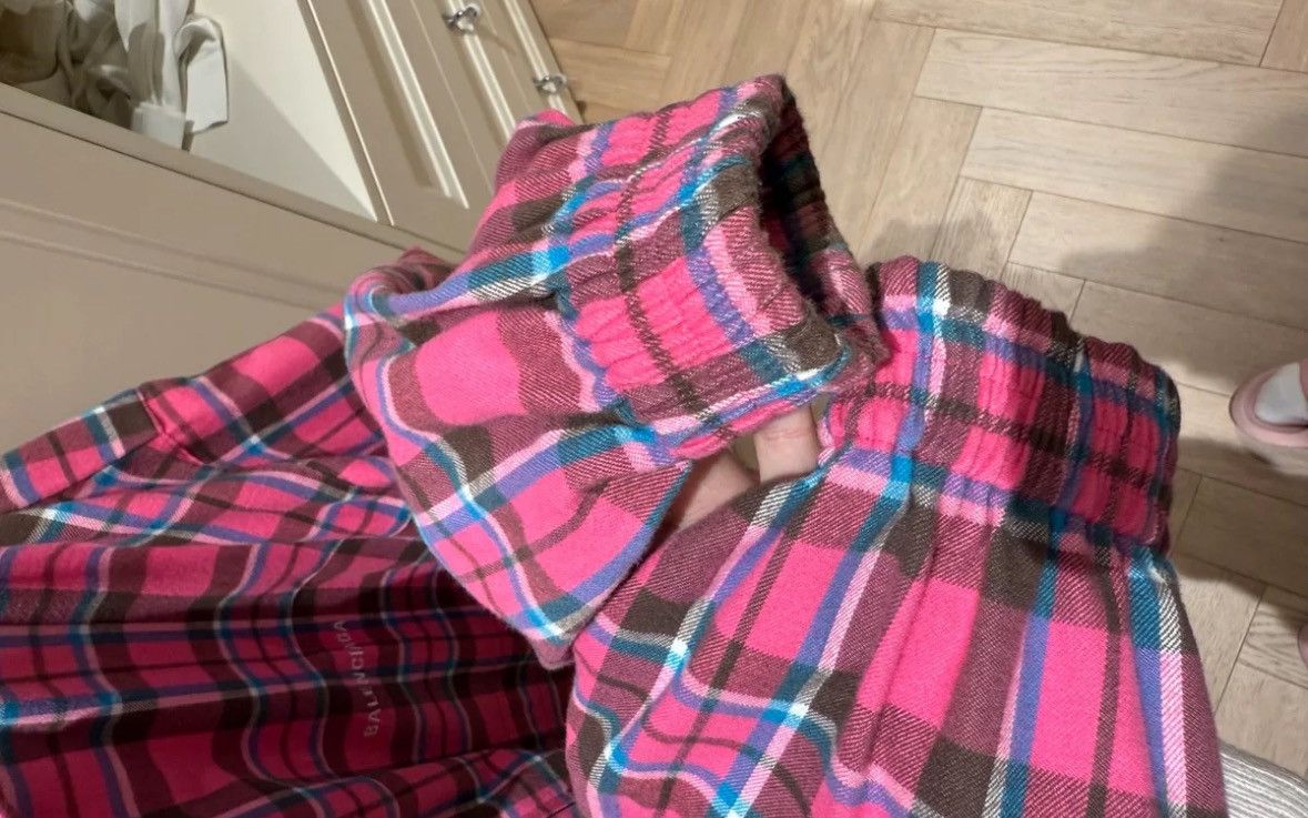 Balenciaga Balenciaga Pink Checkered jacket 2412-Nextarrow Size XS / US 0-2 / IT 36-38 - 3 Thumbnail