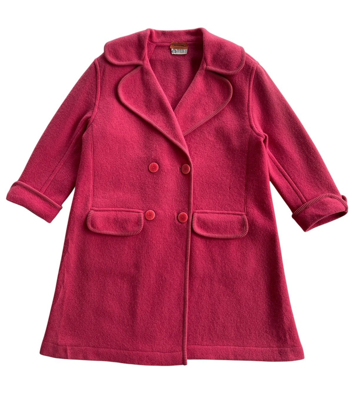 Missoni Missoni Wool Coat Pink Size M / US 6-8 / IT 42-44 - 2 Thumbnail