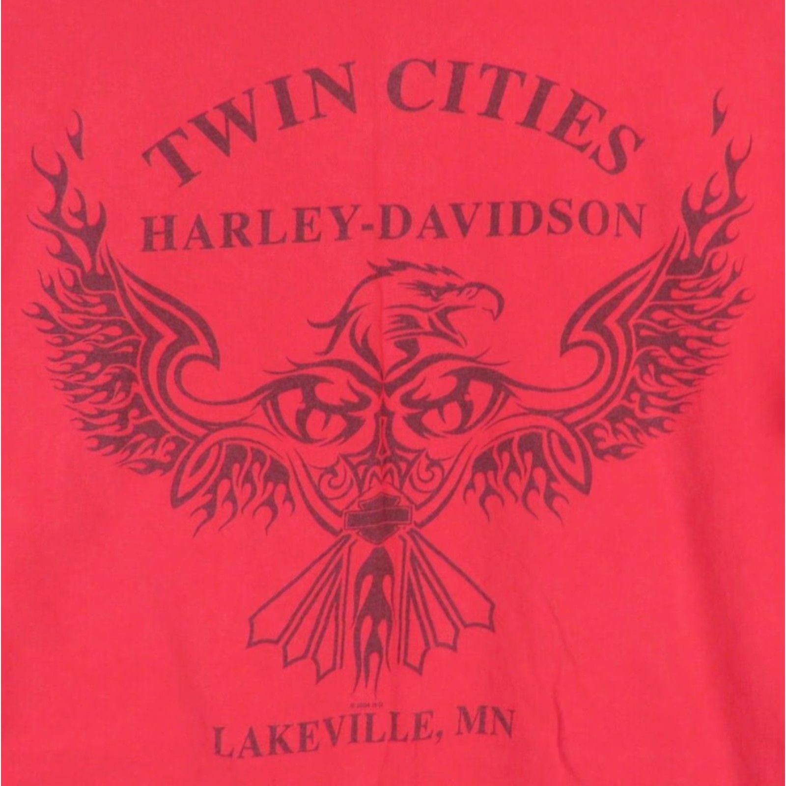 Harley Davidson Harley-Davidson T-Shirt L Men Multicolor Motorcycle Motorcycle USA Lakeville MN Twin Cities 90s? Size US L / EU 52-54 / 3 - 2 Thumbnail