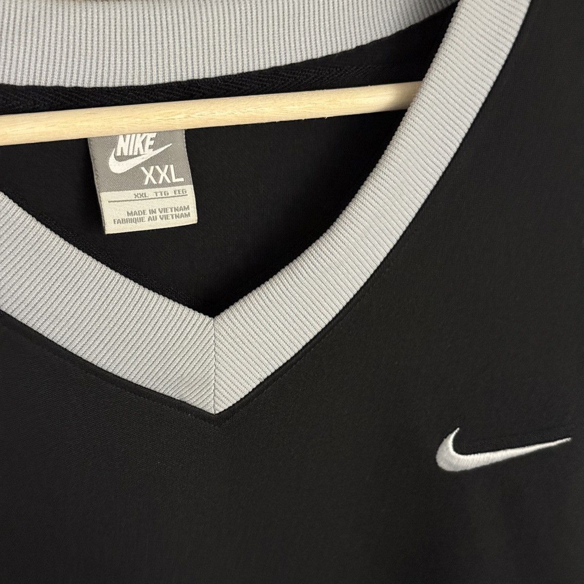 Nike Vintage Y2K Nike Black Athletic Ringer Soccer Jersey Men XXL Size US XXL / EU 58 / 5 - 3 Thumbnail