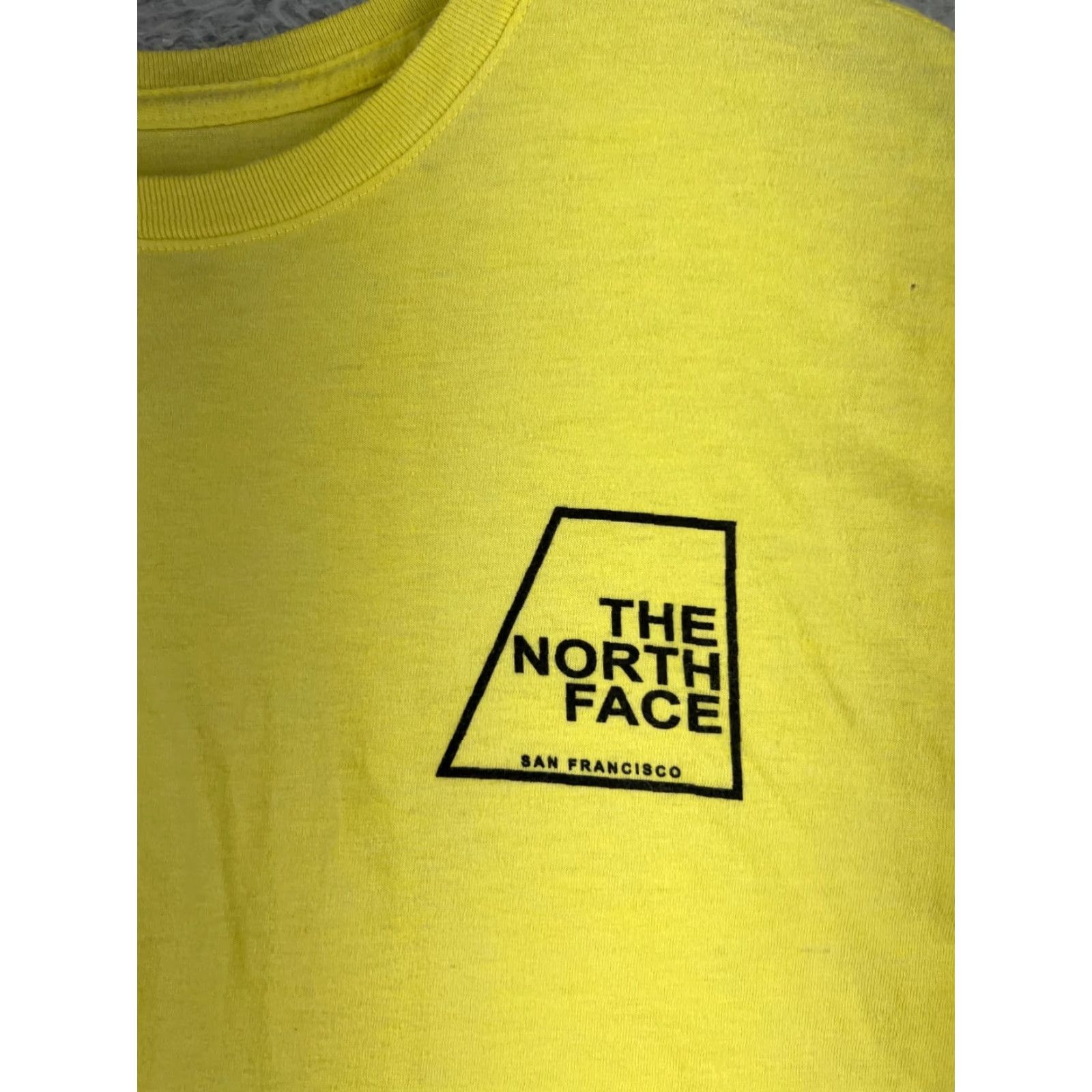 The North Face The North Face Shirt Womens Large Yellow San Francisco Short Sleeve Polyester Size L / US 10 / IT 46 - 6 Thumbnail