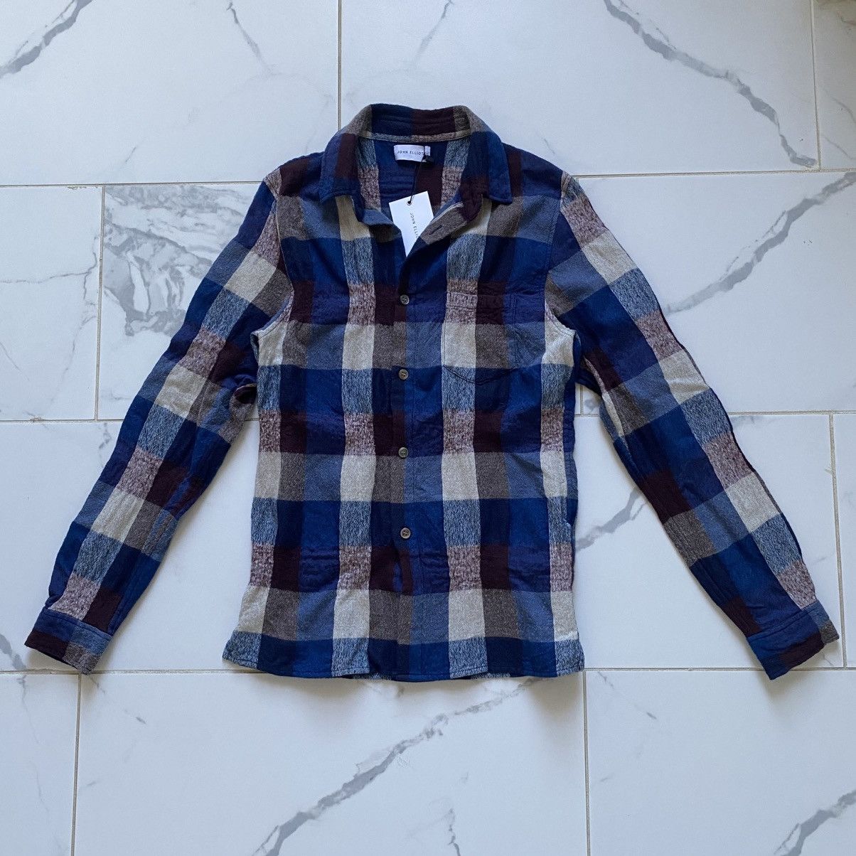 John Elliott John Elliott Plaid Flannel Button Down Shirt Size 1 Small Size US S / EU 44-46 / 1 - 1 Thumbnail