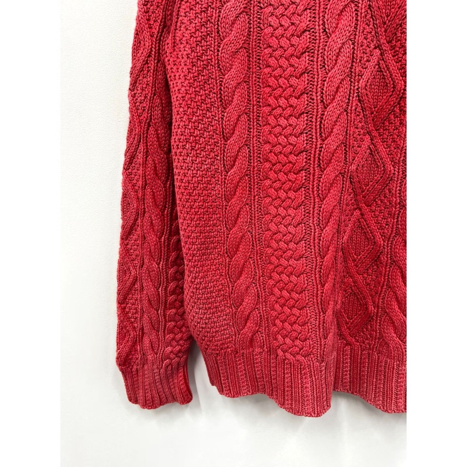 Polo Ralph Lauren Polo Ralph Lauren Sweater Mens M Red Knit Garment Dyed Pullover Men Size Size US M / EU 48-50 / 2 - 5 Thumbnail
