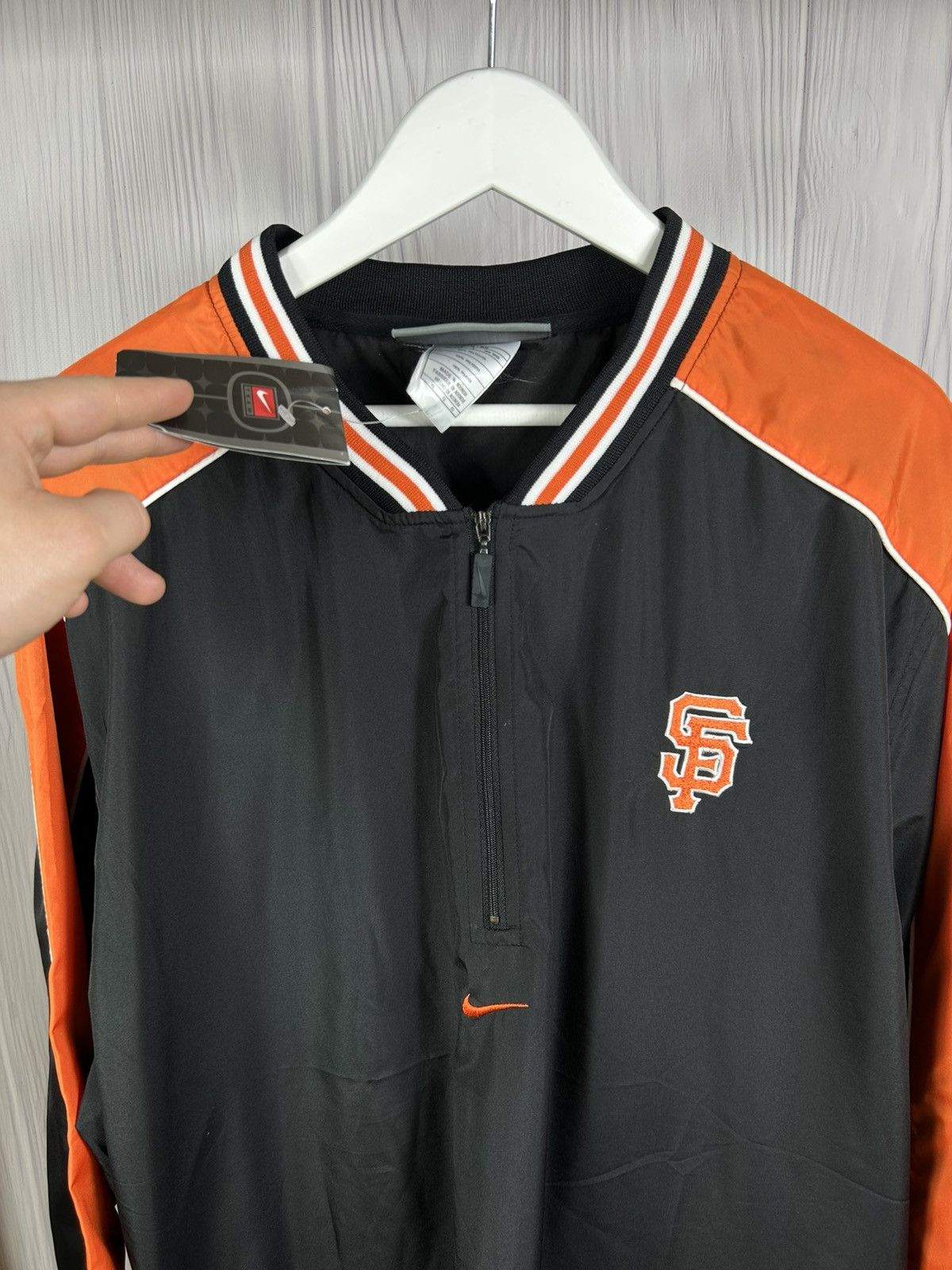 Nike Vintage Nike San Francisco Giants Windbreaker Jacket Size XL Size US XL / EU 56 / 4 - 6 Thumbnail