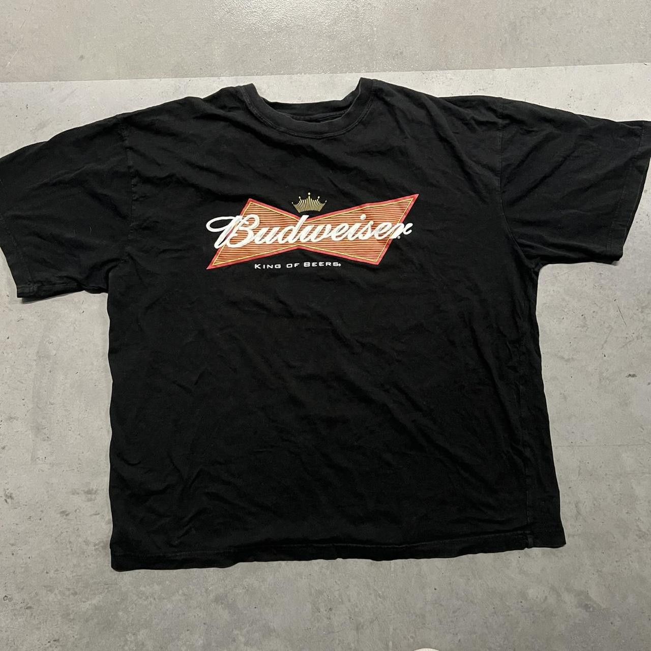 Budweiser Vintage Y2K/2000s 2007 Budweiser king of beer Graphic Tee! Size US XL / EU 56 / 4 - 1 Thumbnail