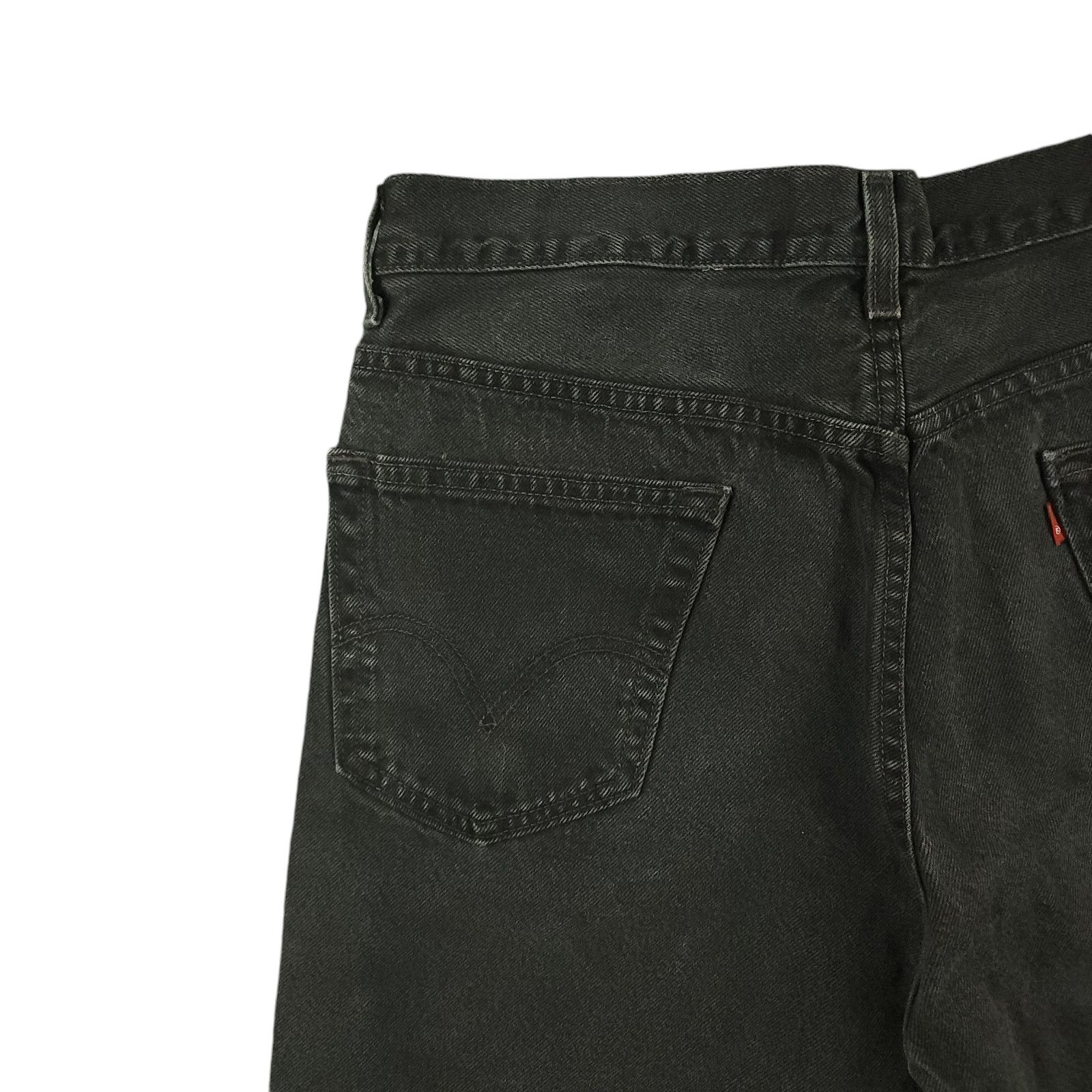 Levi's × Vintage Levis 505 Vtg Y2K Regular Fit Bermuda Faded Black 20" 36 Size US 36 / EU 52 - 9 Thumbnail