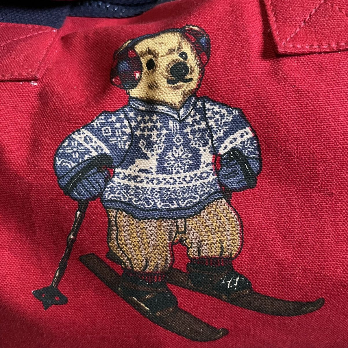 Polo Ralph Lauren Ralph Lauren Ski Polo Bear Boston Bag Vintage Limited Canvas Size ONE SIZE - 7 Thumbnail