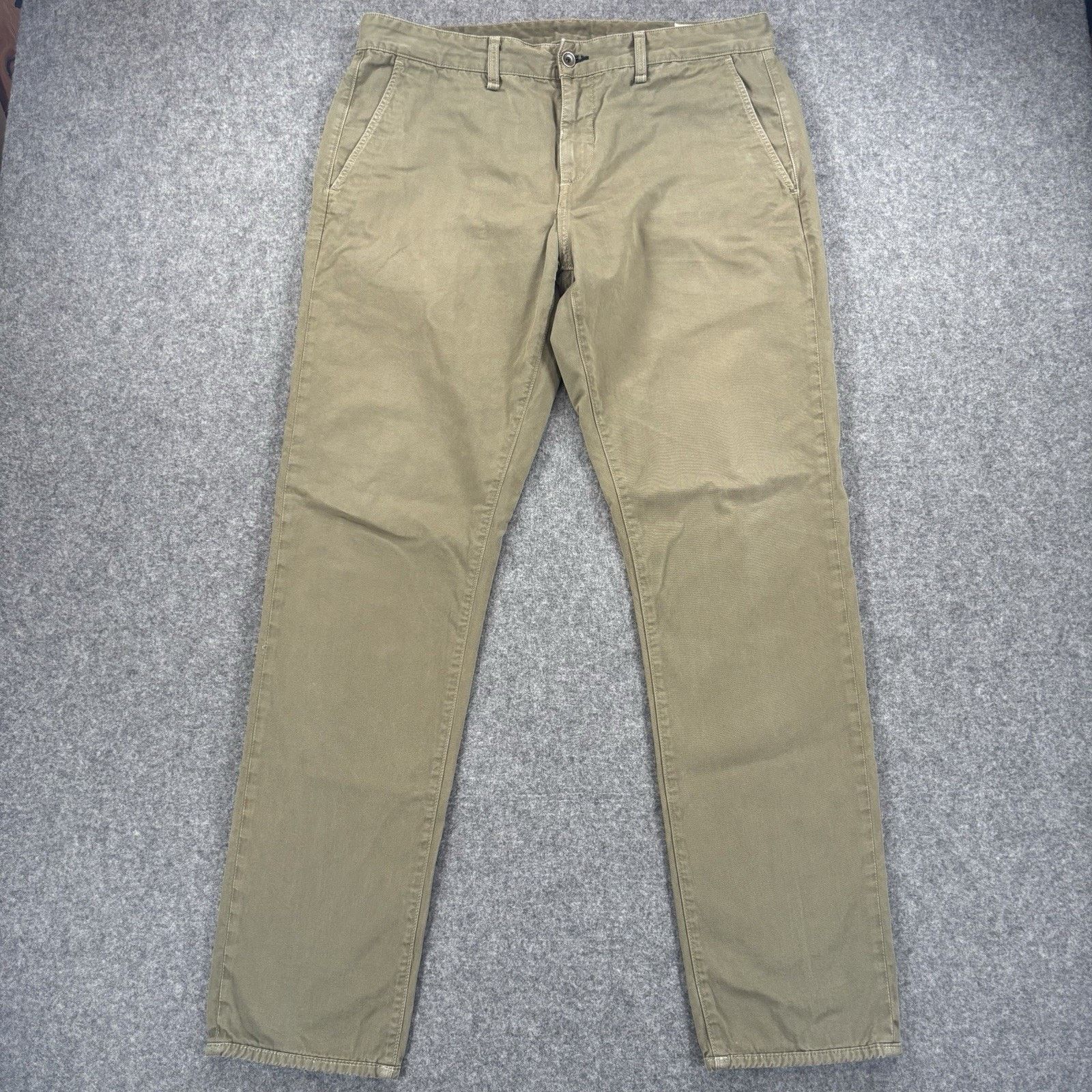 Rag & Bone Rag & Bone Standard Issue Chino Pants Mens 36 Army Green USA Size US 36 / EU 52 - 1 Thumbnail