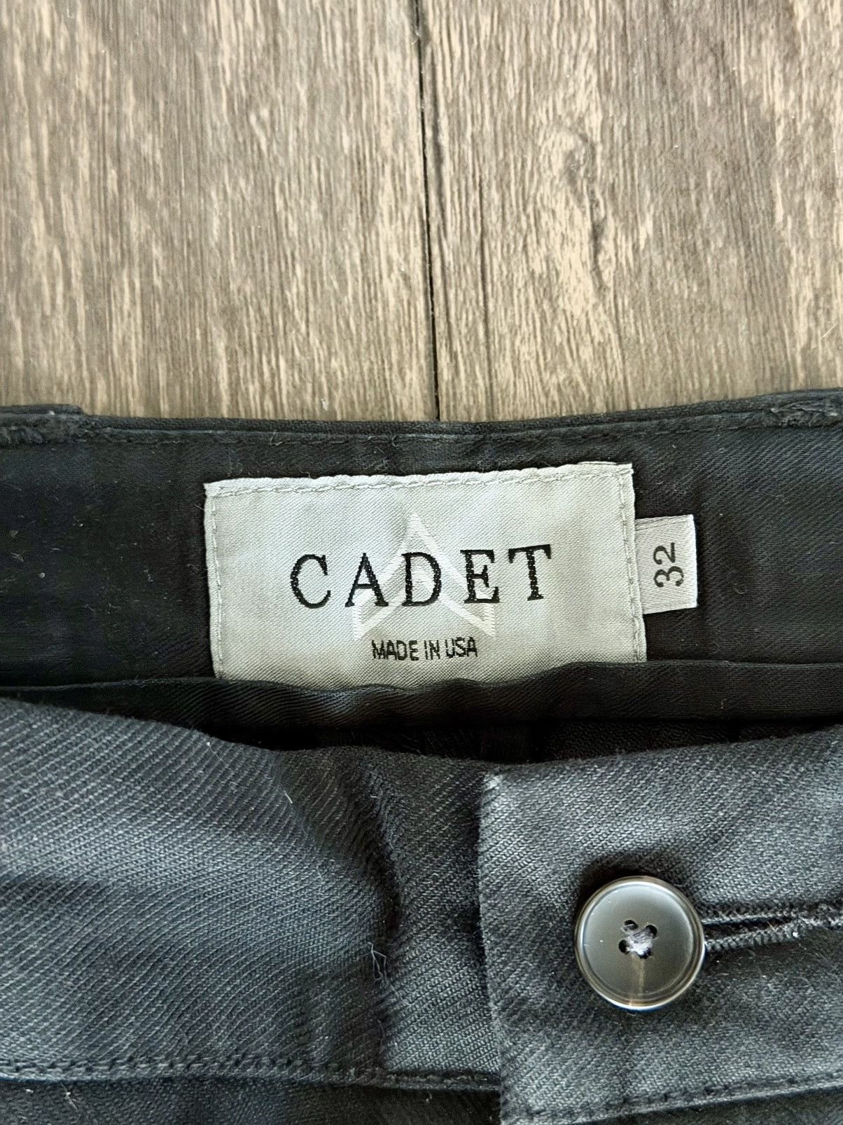 Cadet Cadet Black Cotton Workwear Trousers Made in USA 32 Size US 32 / EU 48 - 3 Thumbnail