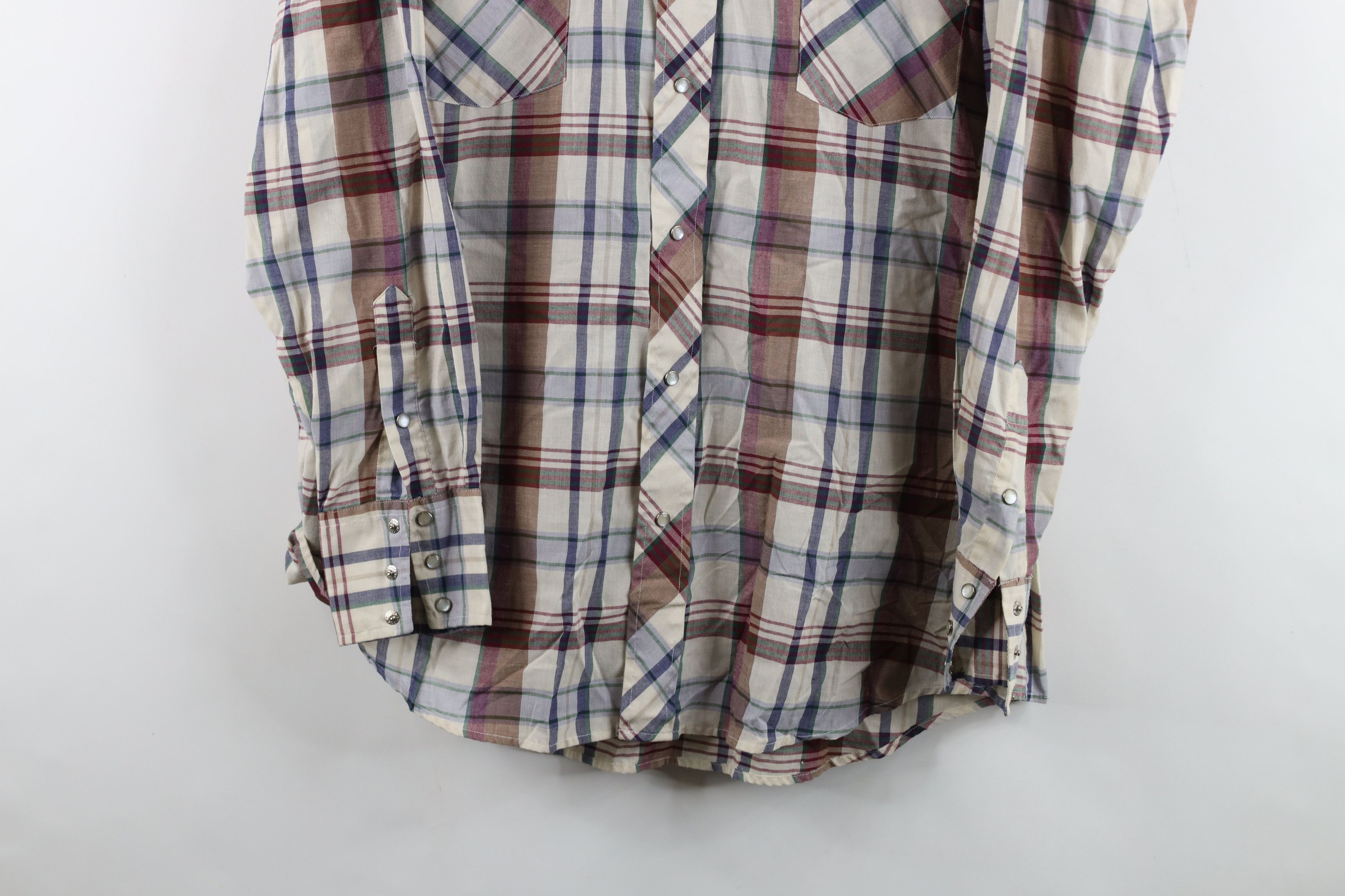 Vintage Vintage 70s Streetwear Western Cowboy Snap Button Shirt Size US M / EU 48-50 / 2 - 3 Thumbnail