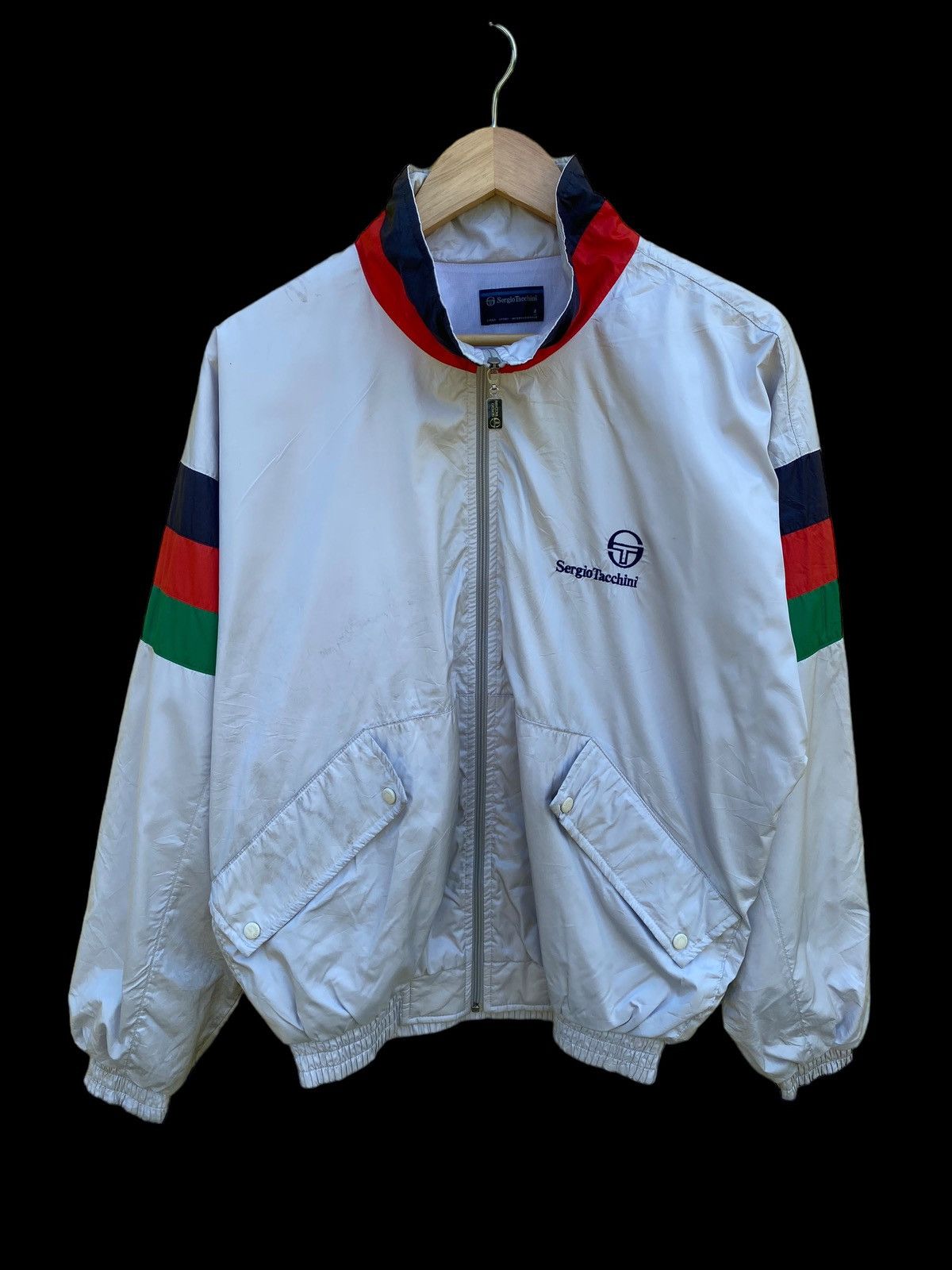 Sergio Tacchini × Vintage Vintage Sergio tacchini windbraker jacket Size US L / EU 52-54 / 3 - 4 Thumbnail