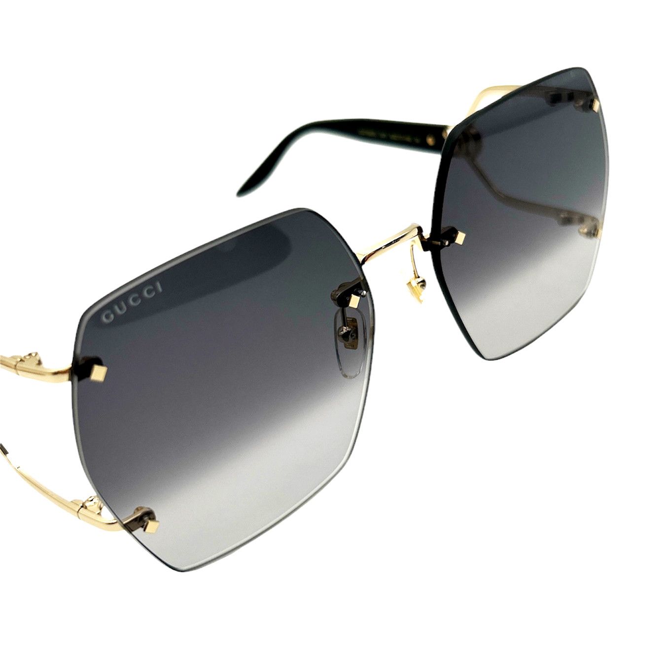 Gucci Gucci Grey Gradient Butterfly Ladies Sunglasses Retail $620 Size ONE SIZE - 2 Thumbnail