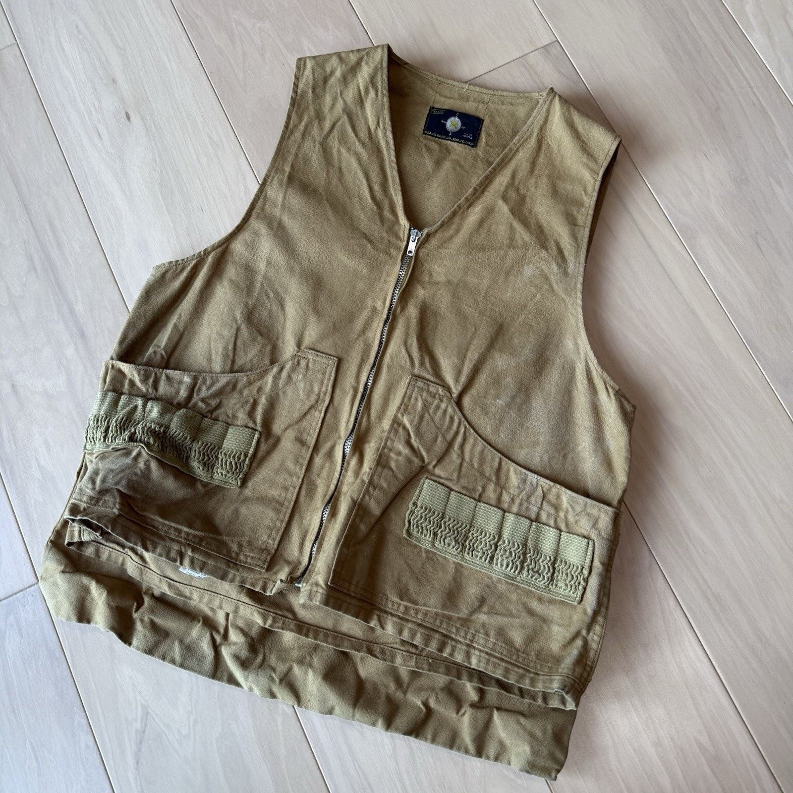 Sears Vintage Sears Field Tested Vest Small Khaki 80s Outdoors Size US S / EU 44-46 / 1 - 10 Thumbnail