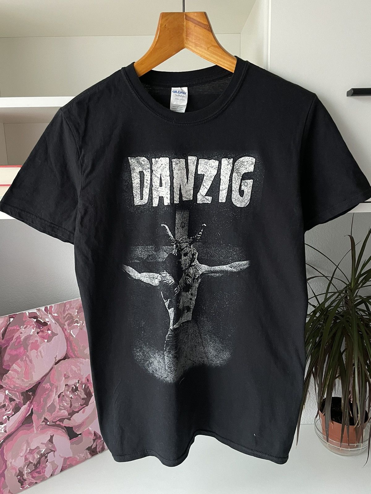 Band Tees × Vintage RARE🔥Danzig Vintage T-Shirt Evlllva Records Size US M / EU 48-50 / 2 - 3 Thumbnail