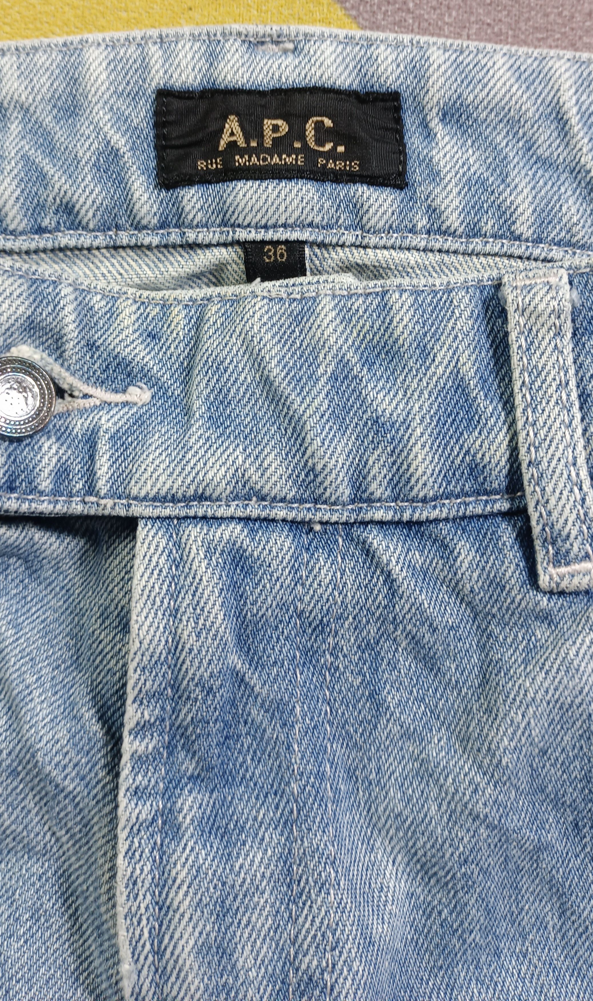 If Six Was Nine Vintage🔥A.P.C Jeans Baggie Denim Size US 29 - 7 Thumbnail