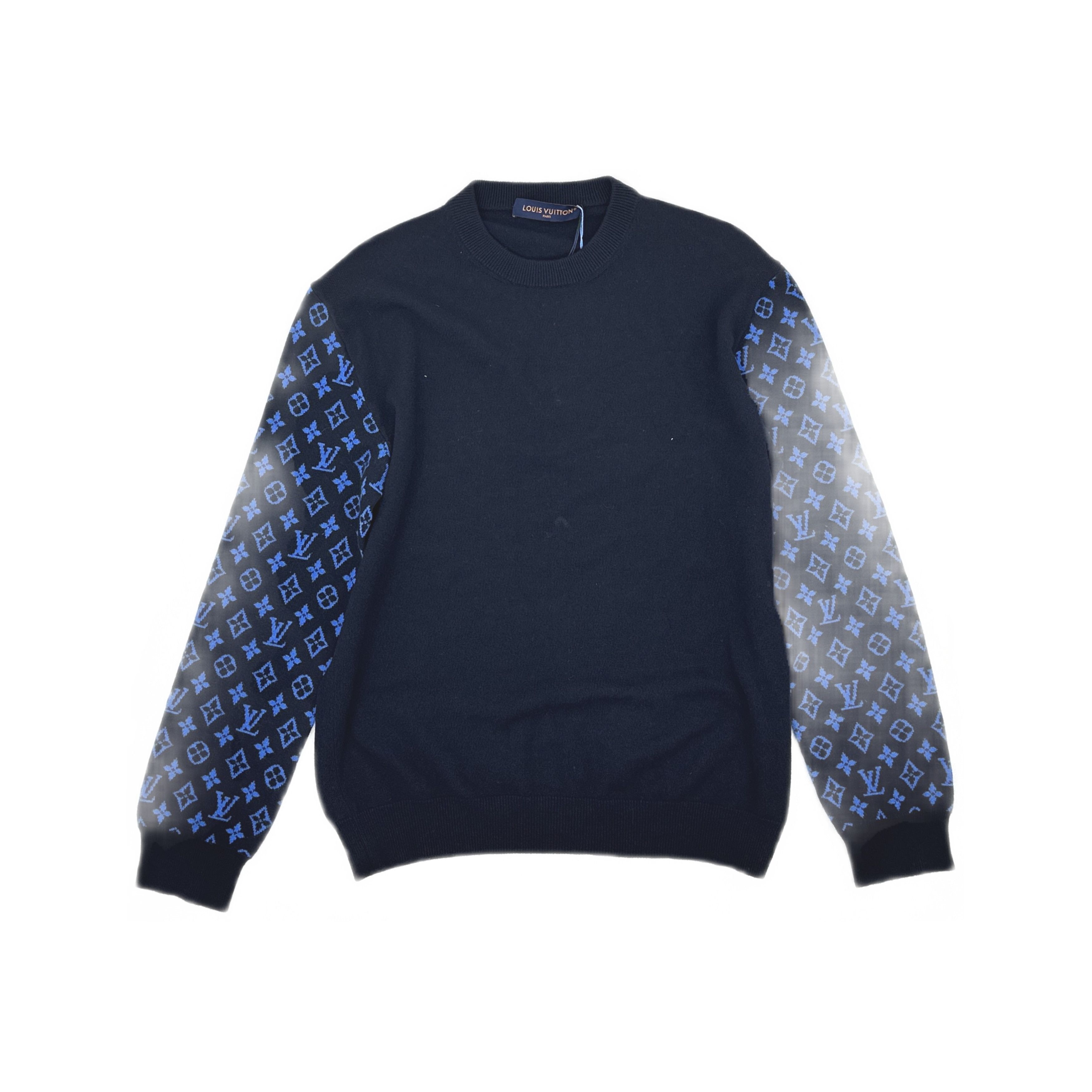 Louis Vuitton Louis Vuitton Monogram Sleeve Sweater Size M Size US M / EU 48-50 / 2 - 1 Thumbnail