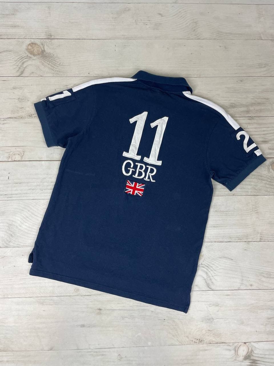 Polo Ralph Lauren Vintage Polo Ralph Lauren Great Britain GBR Rugby Polo Shirt Size US M / EU 48-50 / 2 - 16 Thumbnail