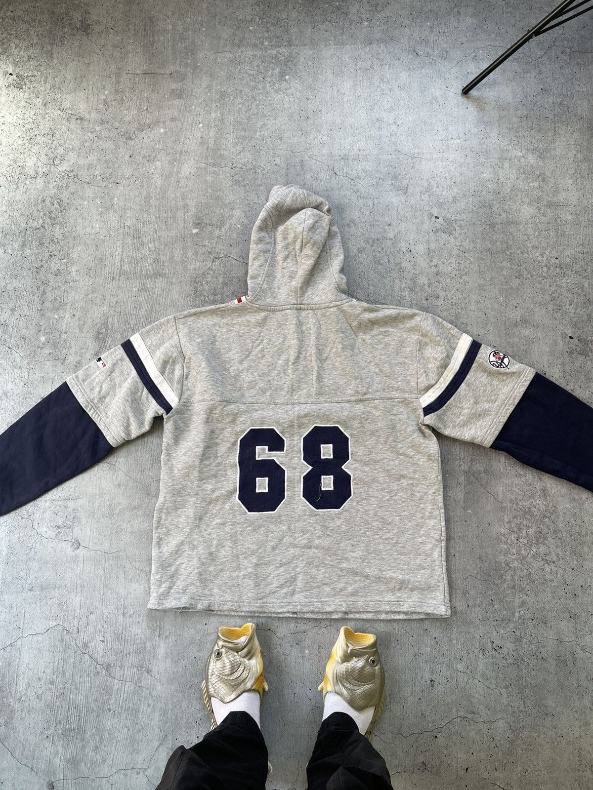 Majestic Vintage Y2k New York Yankees Zip up Hoodie Size US XL / EU 56 / 4 - 8 Thumbnail
