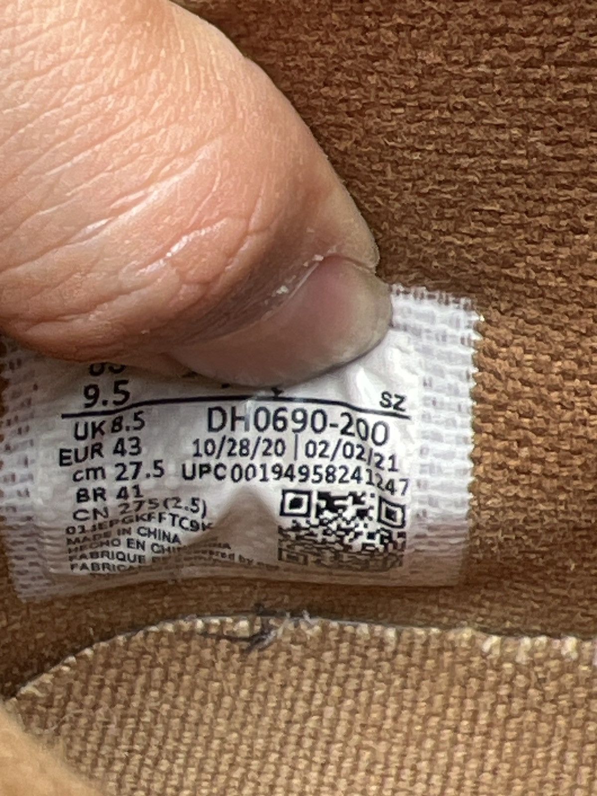 Jordan Brand × Travis Scott Travis Scott x Air Jordan 6 Retro SP British Khaki DH0690200 Size US 9.5 / EU 42-43 - 9 Thumbnail