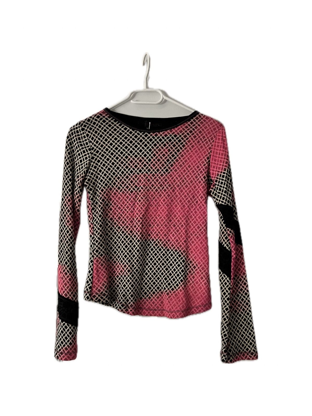 image of Custo Barcelona Slam Micro Longsleeve With Tags in Pink, Women's (Size Medium)