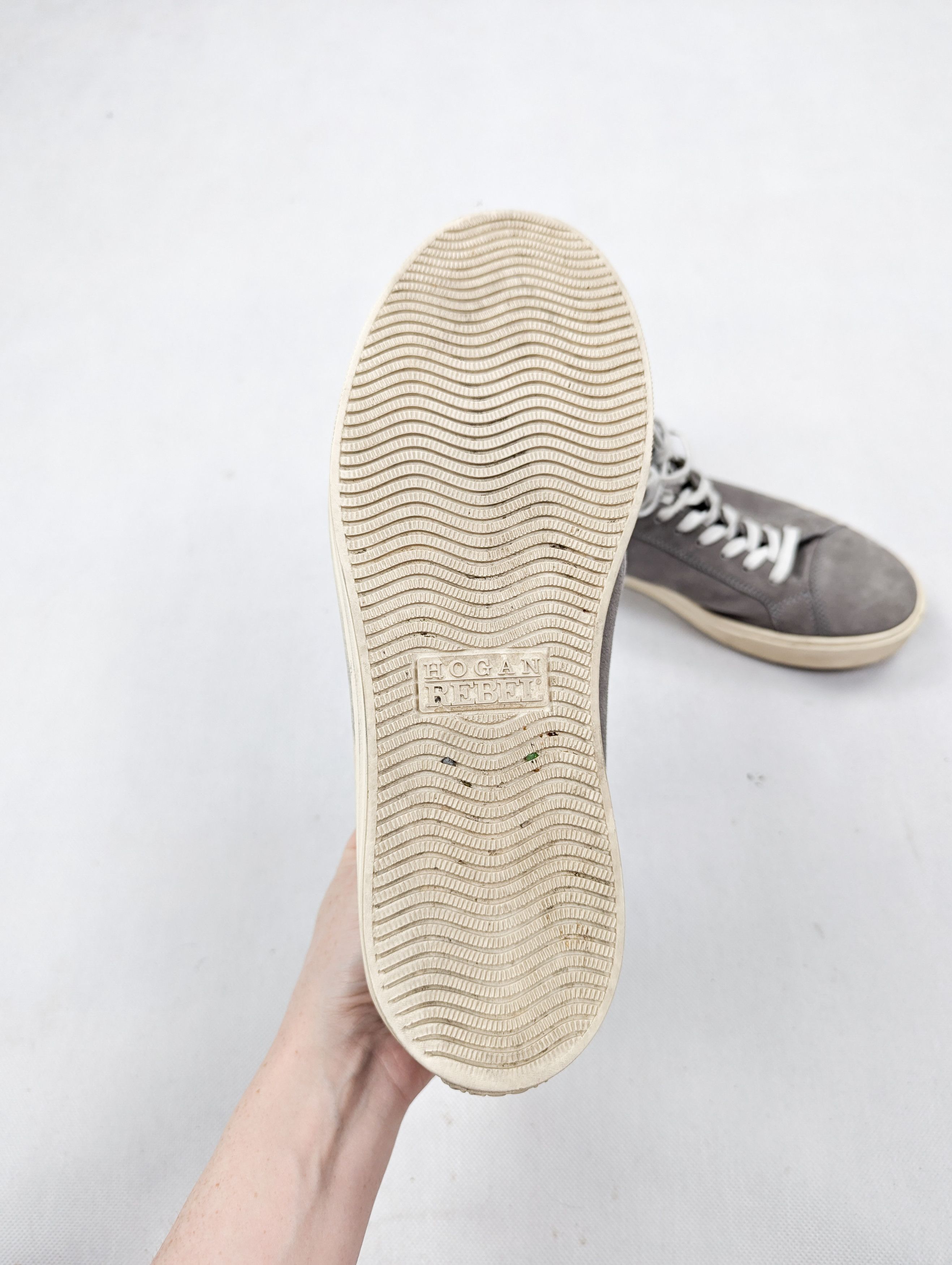Hogan Hogan grey hi top sneakers Size US 6.5 / EU 39-40 - 6 Thumbnail