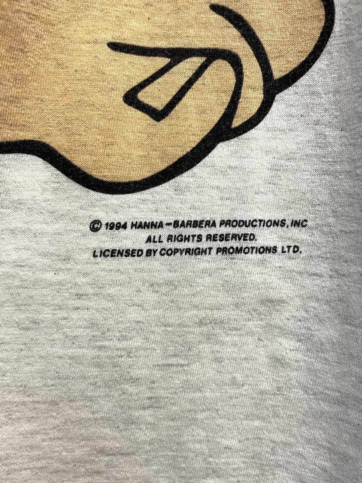 Cartoon Network Vintage 1994 The Flintstones 90s Cartoon Over Print T-Shirt Size US XL / EU 56 / 4 - 3 Thumbnail