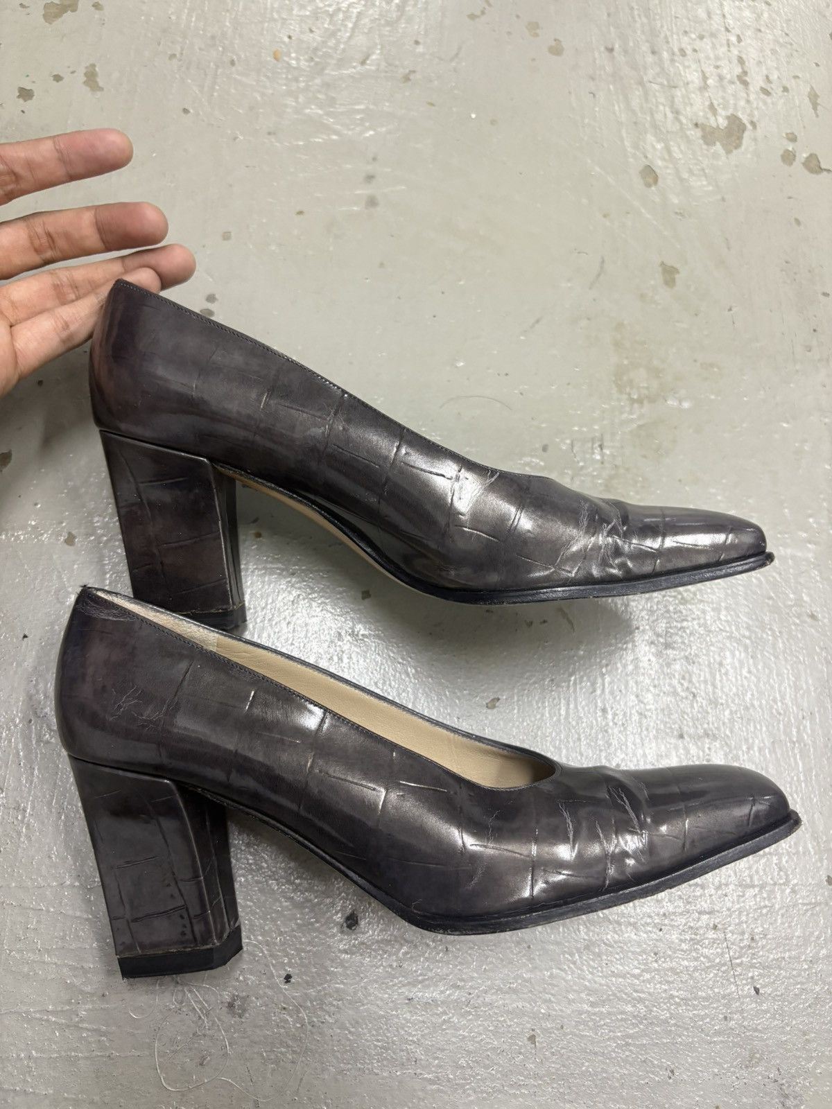 Salvatore Ferragamo Salvatore Ferragamo Leather Heels Size US 5.5 / IT 35.5 - 3 Thumbnail