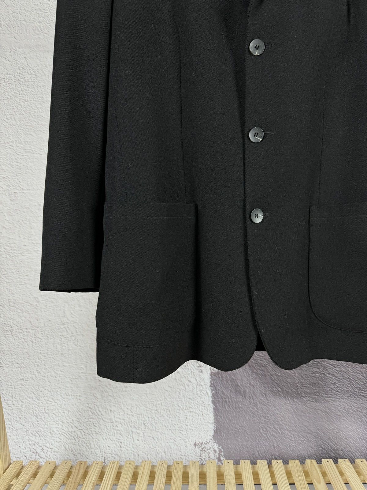 Armani Armani Jeans vintage embroidery logo 3 button blazer Size 42L - 7 Thumbnail