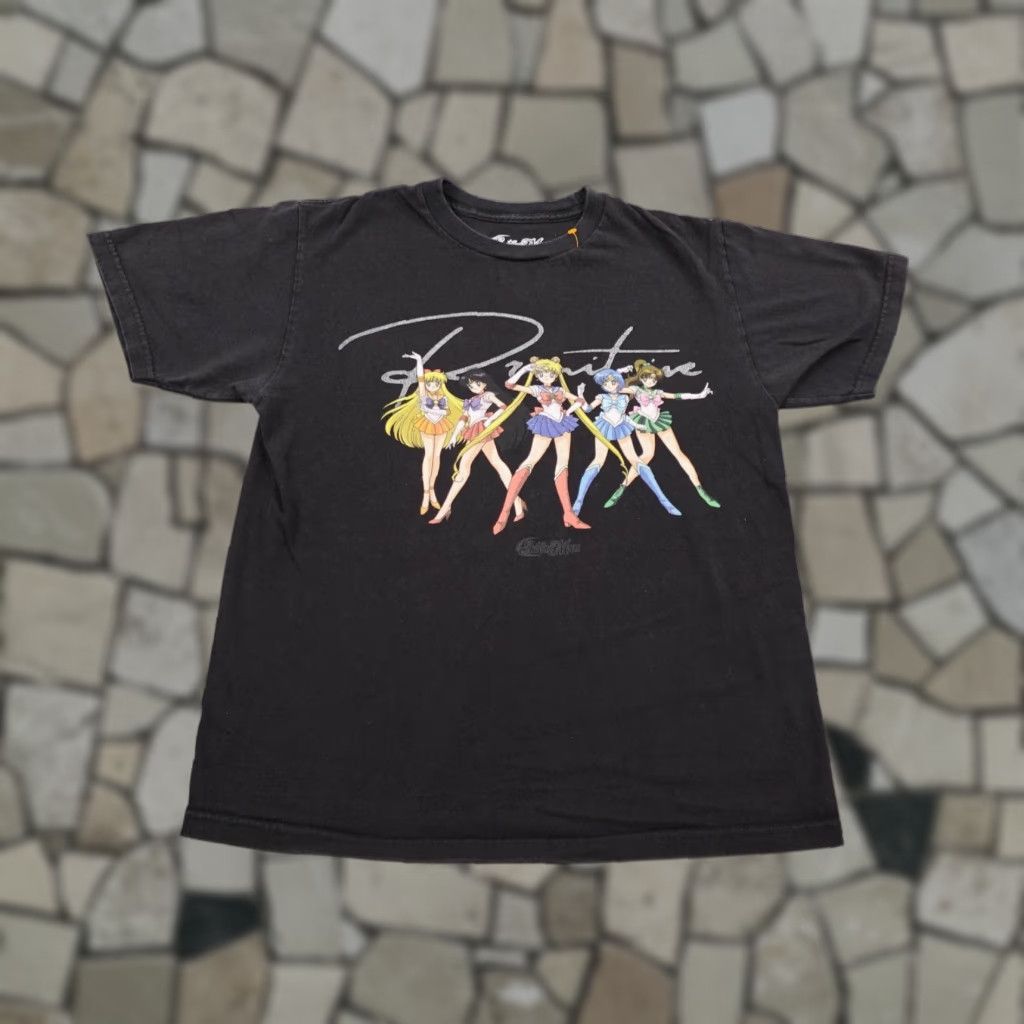 Primitive Primitive Sailor Moon Shirt Mens Medium Black Graphic Anime Collab Skater Tee Size US M / EU 48-50 / 2 - 1 Thumbnail