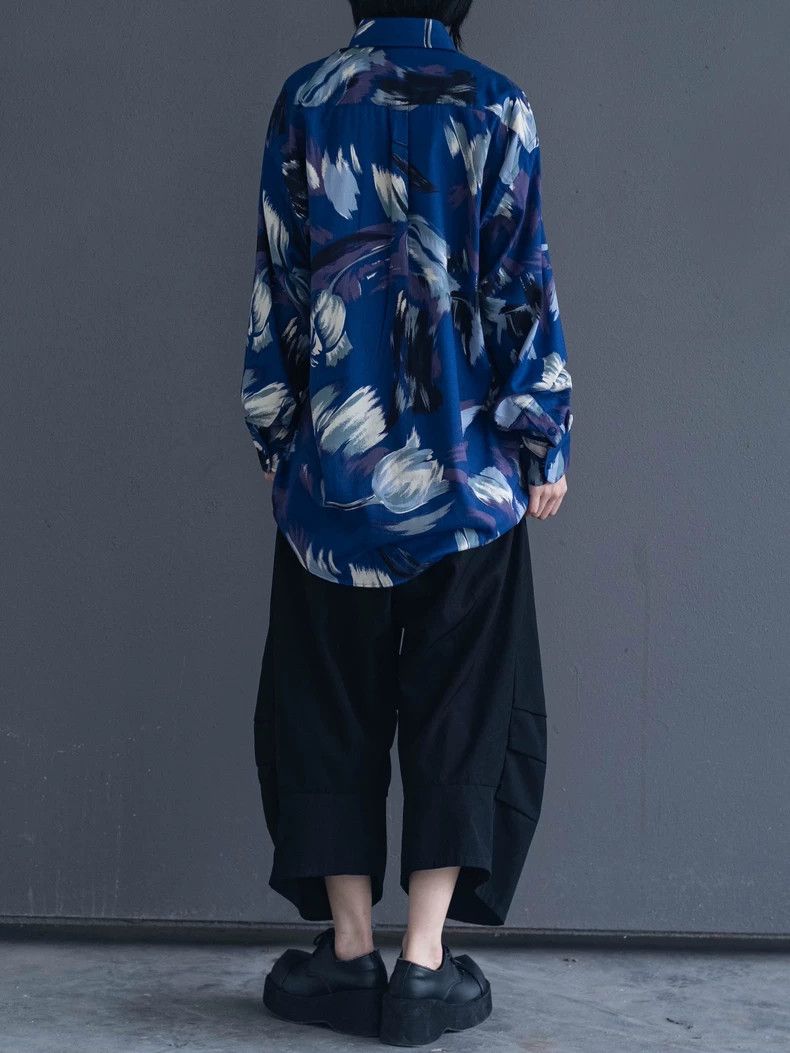 Kenzo KENZO Vintage blue tulip shirt for men Size US L / EU 52-54 / 3 - 2 Thumbnail