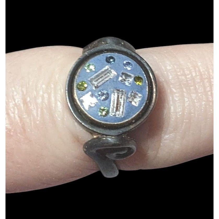 Other Spooky Gothic Kameleon Sterling Silver Ring with Removeable/ Size ONE SIZE - 16 Thumbnail