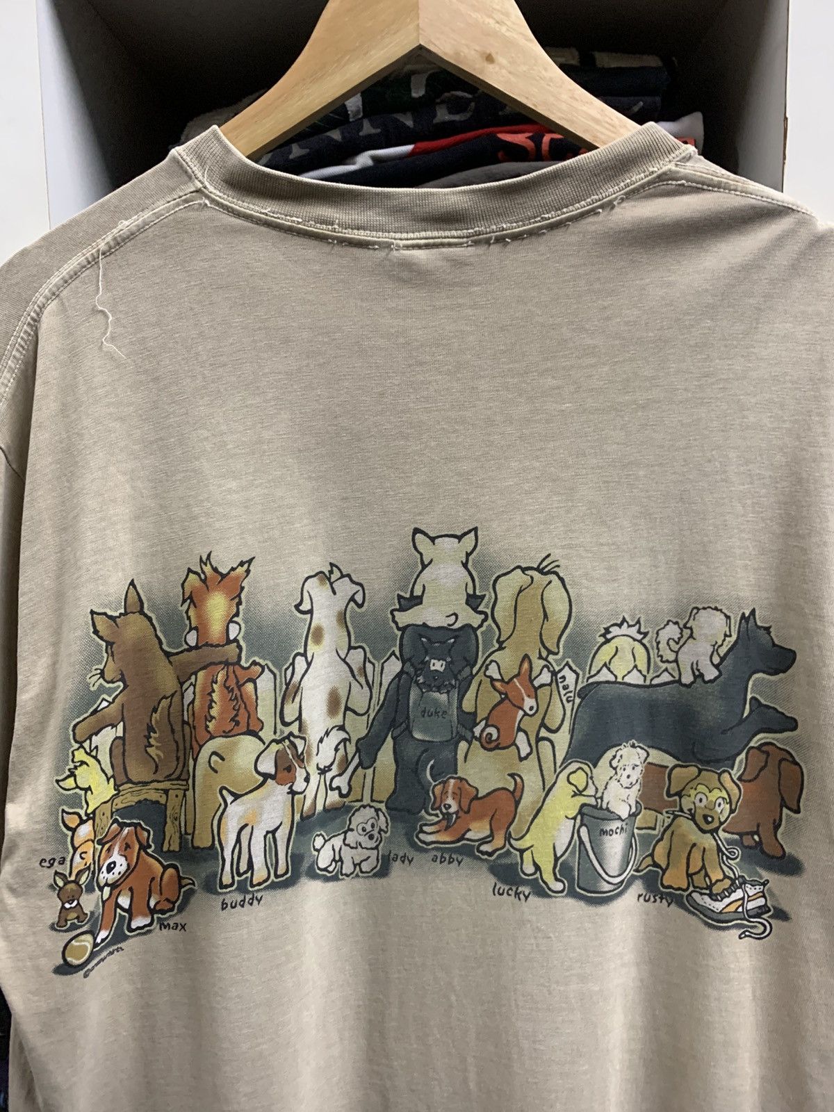 Vintage Vintage 90’s Crazy Shirt “Adopt a dog” T-Shirt Size US M / EU 48-50 / 2 - 5 Thumbnail