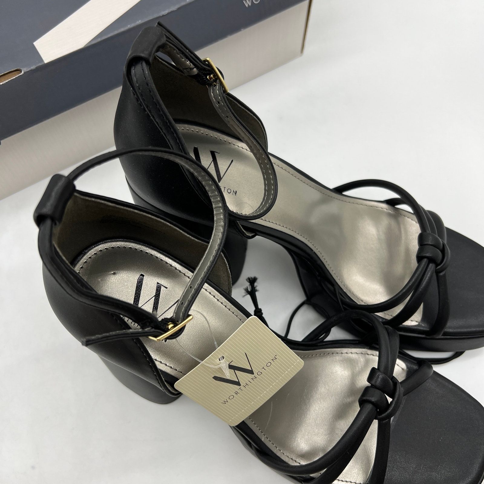 Other Worthington Womens Ellsworth Heeled Sandals Black Size US 9 / IT 39 - 8 Thumbnail
