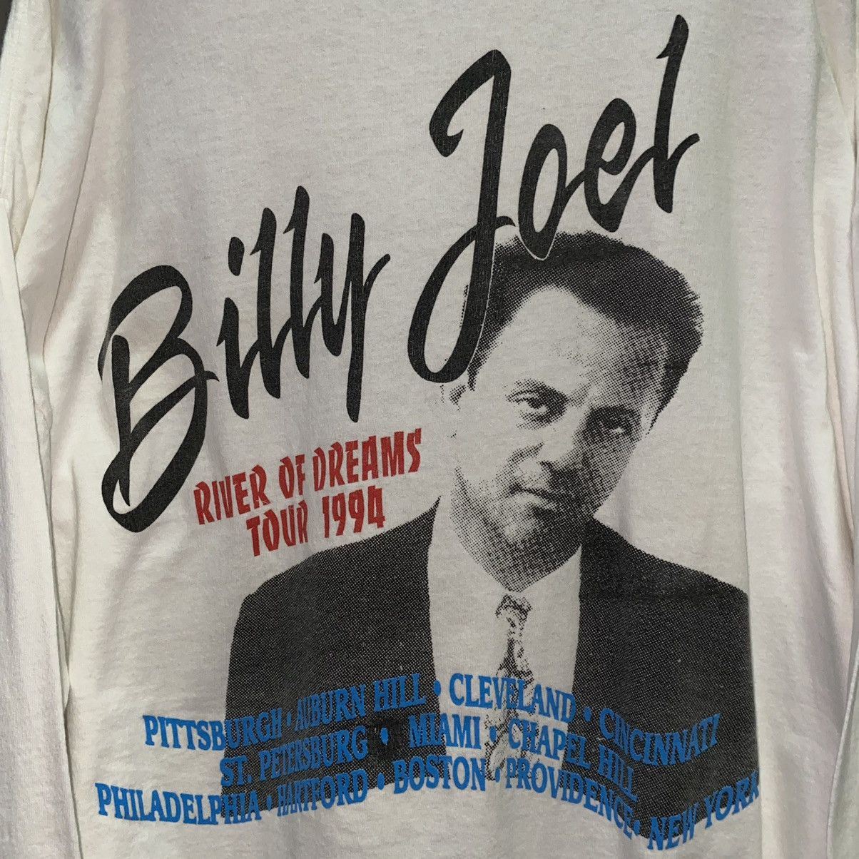 Band Tees VINTAGE 90S BILLY JOEL T-SHIRT Size US XL / EU 56 / 4 - 6 Thumbnail