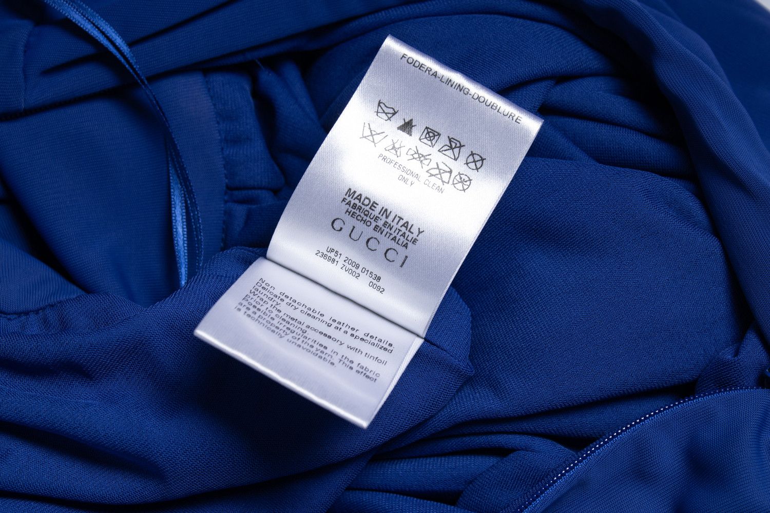 Gucci Gucci, blue dress with wrapbelt Size XS / US 0-2 / IT 36-38 - 5 Thumbnail